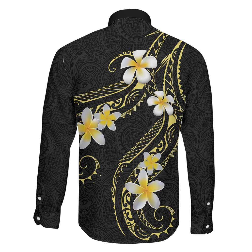Polynesia Tattoo With Plumeria Family Matching Short Sleeve Bodycon Dress and Hawaiian Shirt Elegant Vibes