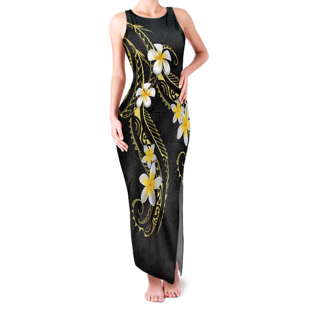 Polynesia Tattoo With Plumeria Family Matching Tank Maxi Dress and Hawaiian Shirt Elegant Vibes