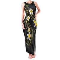 Polynesia Tattoo With Plumeria Family Matching Tank Maxi Dress and Hawaiian Shirt Elegant Vibes
