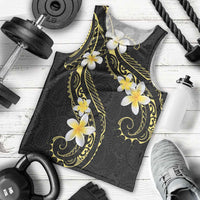 Polynesia Tattoo With Plumeria Men Tank Top Elegant Vibes
