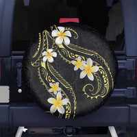 Polynesia Tattoo With Plumeria Spare Tire Cover Elegant Vibes