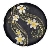 Polynesia Tattoo With Plumeria Spare Tire Cover Elegant Vibes