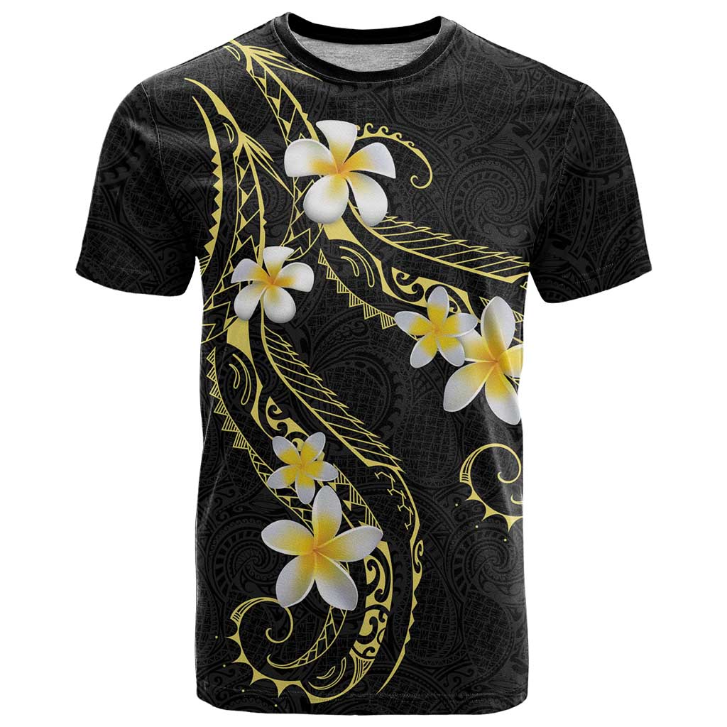 Polynesia Tattoo With Plumeria T Shirt Elegant Vibes