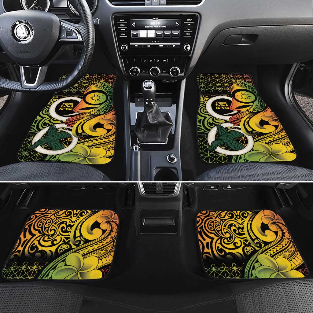 Vanuatu 1980 Car Mats Ni-Van Tamtam Sand Drawing Pattern