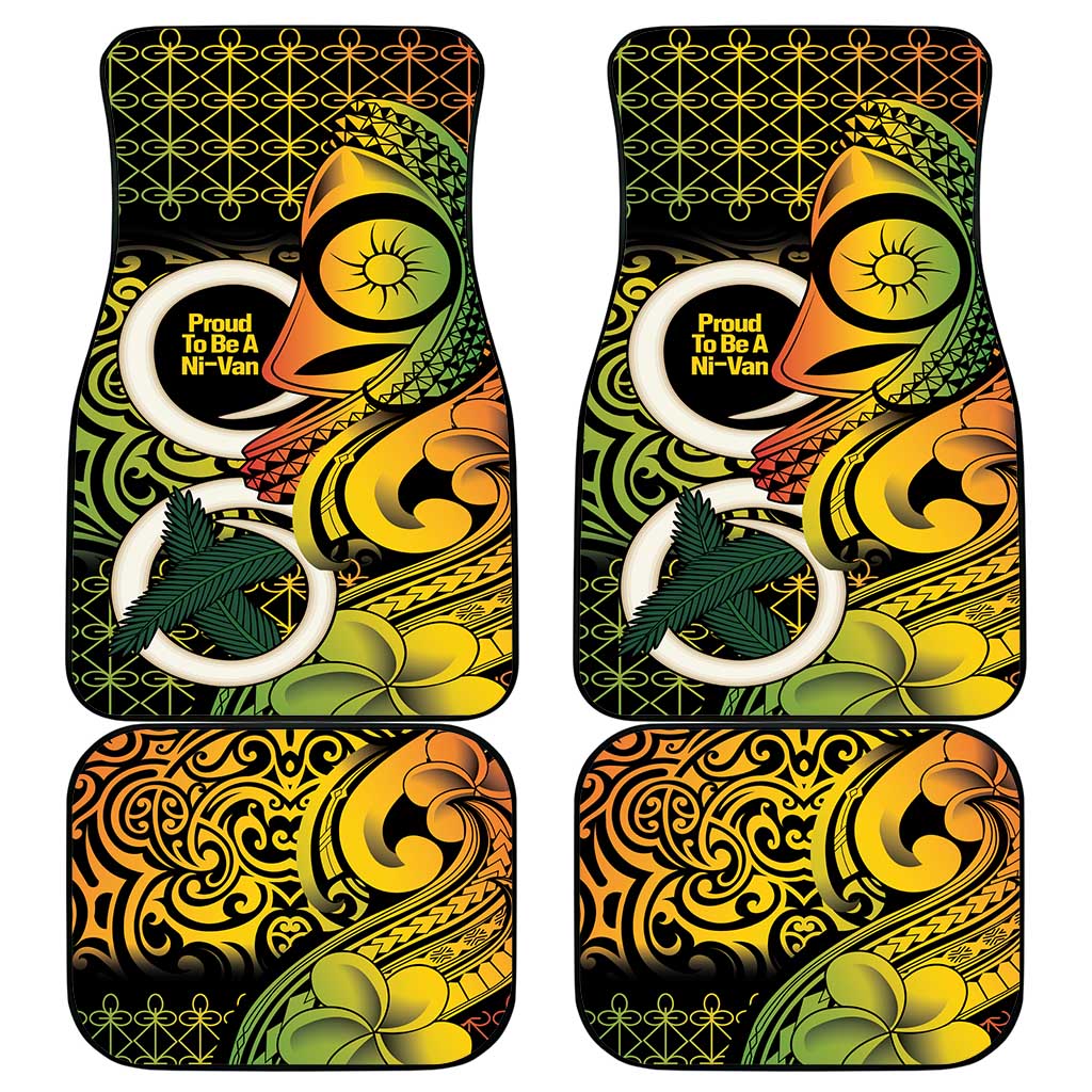 Vanuatu 1980 Car Mats Ni-Van Tamtam Sand Drawing Pattern