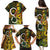 Vanuatu 1980 Family Matching Puletasi and Hawaiian Shirt Ni-Van Tamtam Sand Drawing Pattern