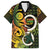 Vanuatu 1980 Family Matching Puletasi and Hawaiian Shirt Ni-Van Tamtam Sand Drawing Pattern