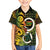 Vanuatu 1980 Family Matching Puletasi and Hawaiian Shirt Ni-Van Tamtam Sand Drawing Pattern