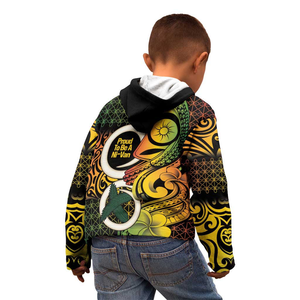 Vanuatu 1980 Kid Hoodie Ni-Van Tamtam Sand Drawing Pattern