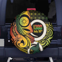 Vanuatu 1980 Spare Tire Cover Ni-Van Tamtam Sand Drawing Pattern