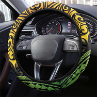 Vanuatu 1980 Steering Wheel Cover Ni-Van Tamtam Sand Drawing Pattern