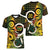 Vanuatu 1980 Women V-Neck T-Shirt Ni-Van Tamtam Sand Drawing Pattern