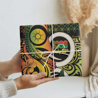 Vanuatu 1980 Wrapping Paper Ni-Van Tamtam Sand Drawing Pattern - Polynesian Pride