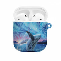 New Zealand Matariki Humpback Whale AirPods Case Paikea Maori New Year Blue Galaxy