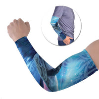 New Zealand Matariki Humpback Whale Arm Sleeves Paikea Maori New Year Blue Galaxy