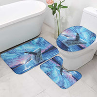 New Zealand Matariki Humpback Whale Bathroom Set Paikea Maori New Year Blue Galaxy LT14 - Polynesian Pride