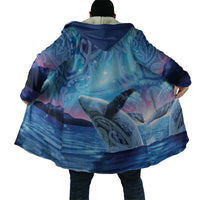 New Zealand Matariki Humpback Whale Cloak Paikea Maori New Year Blue Galaxy
