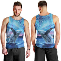 New Zealand Matariki Humpback Whale Men Tank Top Paikea Maori New Year Blue Galaxy