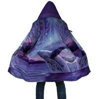 New Zealand Matariki Humpback Whale Cloak Paikea Maori New Year Purple Galaxy