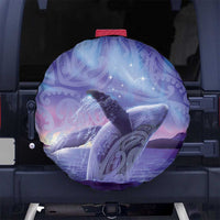 New Zealand Matariki Humpback Whale Spare Tire Cover Paikea Maori New Year Purple Galaxy