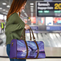 New Zealand Matariki Humpback Whale Travel Bag Paikea Maori New Year Purple Galaxy LT14 - Polynesian Pride