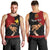 Personalised Father Day Papua New Guinea Men Tank Top PNG I Love You Dad Black Version LT14 - Polynesian Pride
