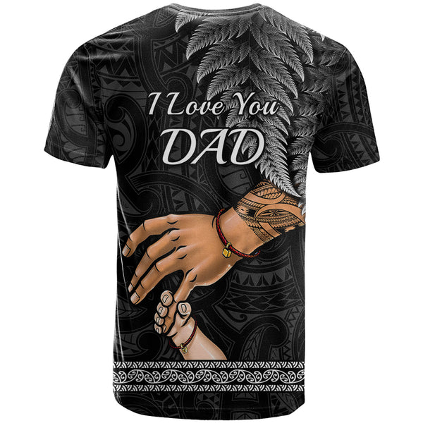 Polynesian Pride Father Day New Zealand Sleeve Zip Bomber Jacket Aotearoa Maori Fern I Love You Dad LT14 main image 1