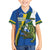 Solomon Islands Independence Day Family Matching Off Shoulder Short Dress and Hawaiian Shirt Happy 7 July Crocodile Flag Style