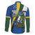 Solomon Islands Independence Day Family Matching Summer Maxi Dress and Hawaiian Shirt Happy 7 July Crocodile Flag Style