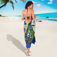 Solomon Islands Independence Day Sarong Happy 7 July Crocodile Flag Style