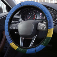 Solomon Islands Independence Day Steering Wheel Cover Happy 7 July Crocodile Flag Style LT14 - Polynesian Pride