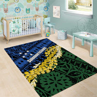 Halo Olaketa Solomon Islands Tapa Pattern Area Rug