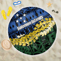 Halo Olaketa Solomon Islands Tapa Pattern Beach Blanket