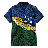 Halo Olaketa Solomon Islands Tapa Pattern Family Matching Off Shoulder Short Dress and Hawaiian Shirt