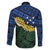 Halo Olaketa Solomon Islands Tapa Pattern Family Matching Off Shoulder Short Dress and Hawaiian Shirt