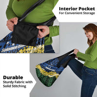 Halo Olaketa Solomon Islands Tapa Pattern Grocery Bag