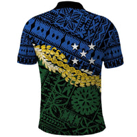 Halo Olaketa Solomon Islands Tapa Pattern Polo Shirt