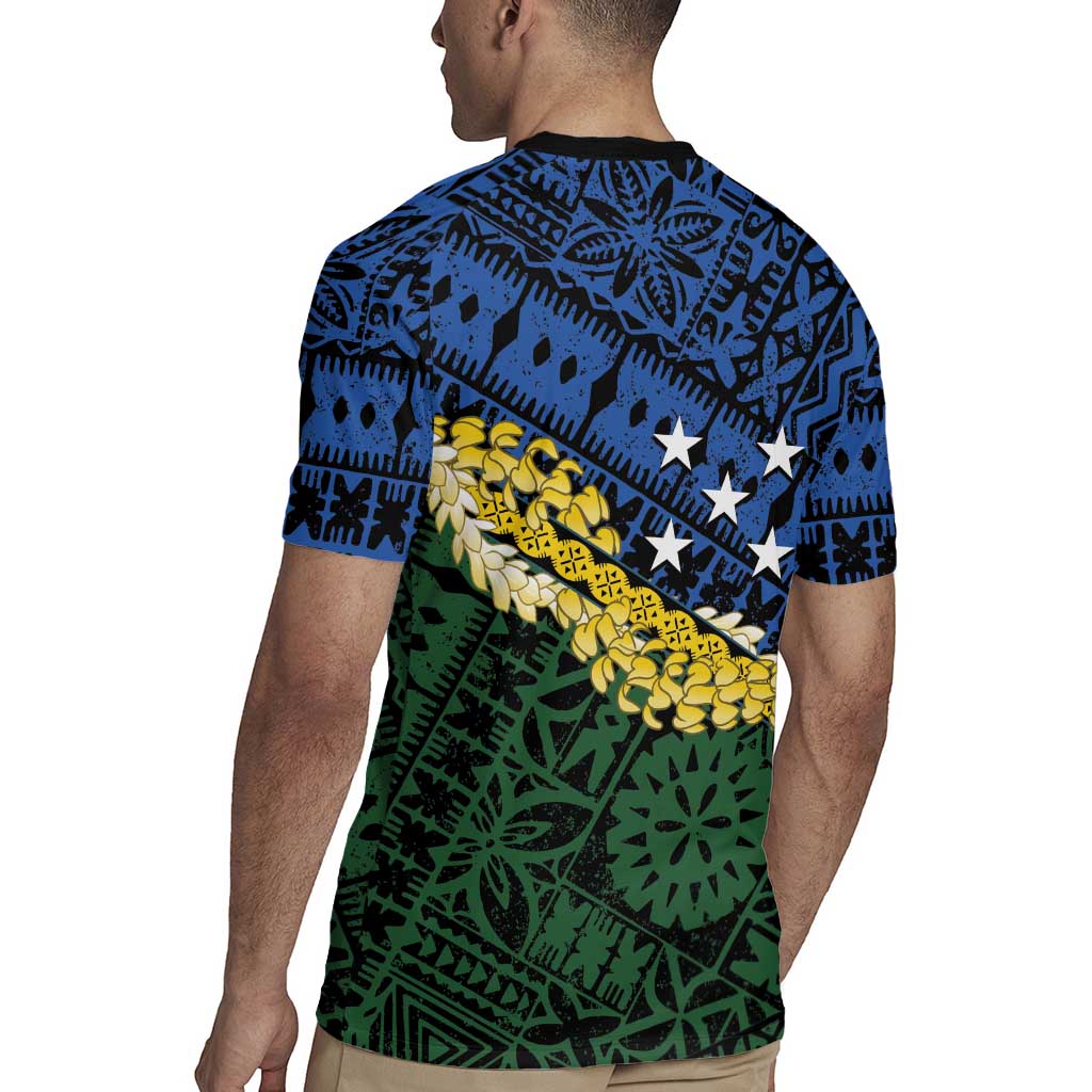 Halo Olaketa Solomon Islands Tapa Pattern Rugby Jersey