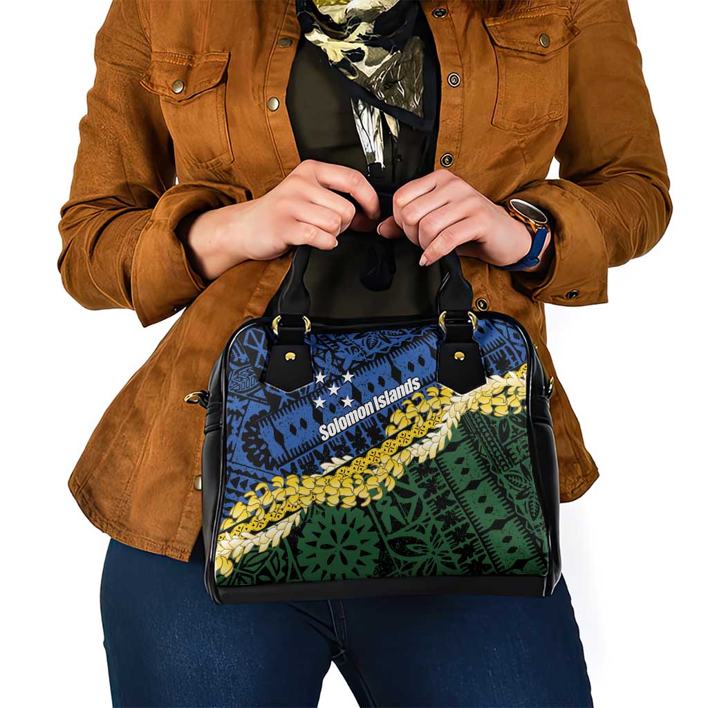 Halo Olaketa Solomon Islands Tapa Pattern Shoulder Handbag