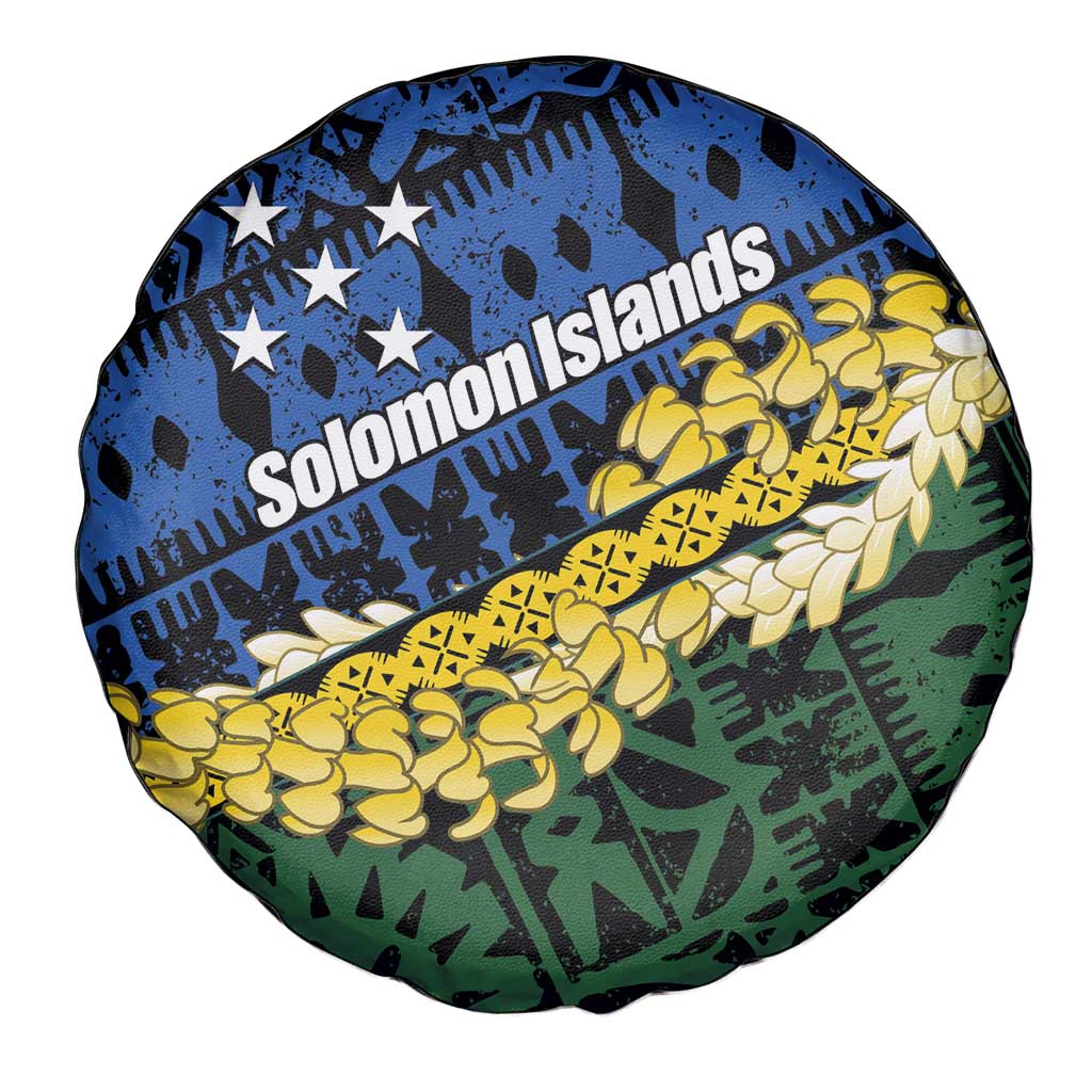 Halo Olaketa Solomon Islands Tapa Pattern Spare Tire Cover