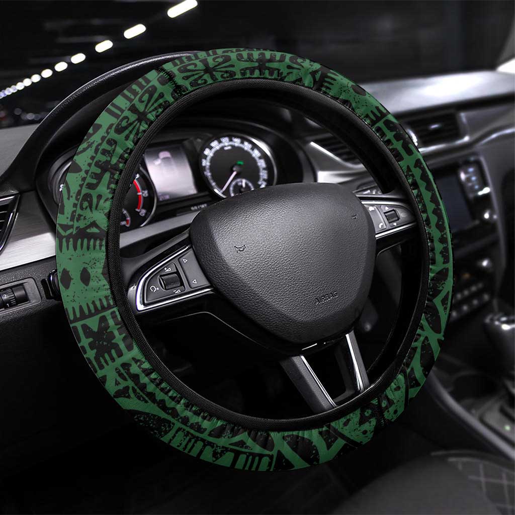 Halo Olaketa Solomon Islands Tapa Pattern Steering Wheel Cover