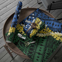 Halo Olaketa Solomon Islands Tapa Pattern Wrapping Paper - Polynesian Pride