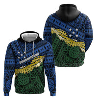 Halo Olaketa Solomon Islands Tapa Pattern Zip Hoodie