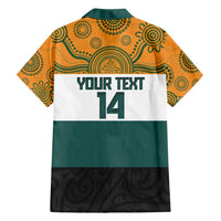 AUNZ Rugby Custom Family Matching Puletasi and Hawaiian Shirt Australia Kangaroo New Zealand Silver Fern - Polynesian Pride