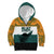 AUNZ Rugby Custom Kid Hoodie Australia Kangaroo New Zealand Silver Fern - Polynesian Pride