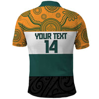 AUNZ Rugby Custom Polo Shirt Australia Kangaroo New Zealand Silver Fern - Polynesian Pride