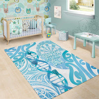 New Zealand Darts Area Rug Aotearoa Maori Its In My DNA White - Polynesian Pride