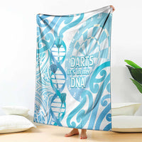 New Zealand Darts Blanket Aotearoa Maori Its In My DNA White - Polynesian Pride