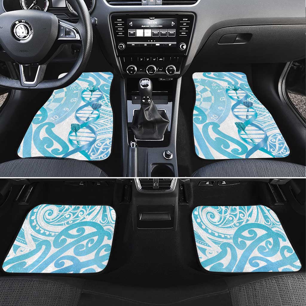 New Zealand Darts Car Mats Aotearoa Maori Its In My DNA White - Polynesian Pride