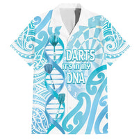 Personalised New Zealand Darts Family Matching Summer Maxi Dress and Hawaiian Shirt Aotearoa Maori Its In My DNA White - Polynesian Pride